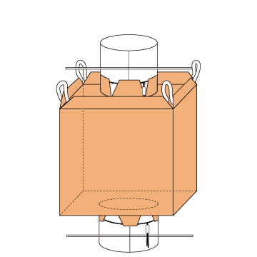 MF6：角型投入・排出口付タイプ参考図面