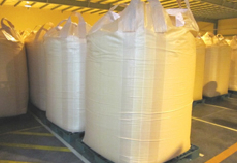 Long type of flexible container bag