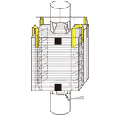 Sample 4 : Square partition wall attached type